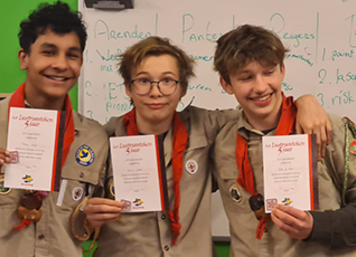 Scouting viert trouwe vrijwilligers en jeugdleden
